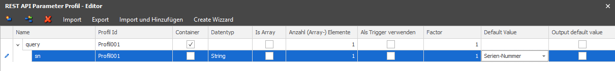 Parameter