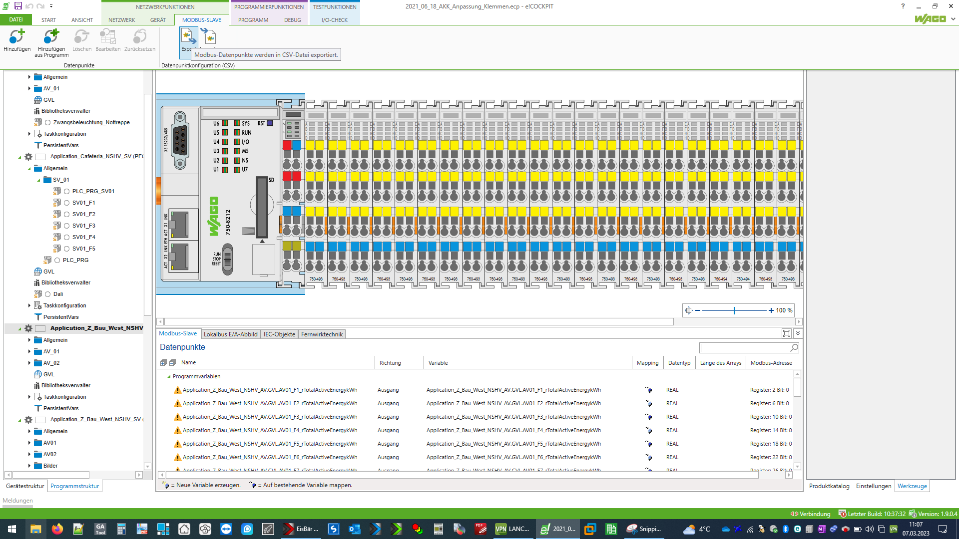 02WagoDetailansichtModbus-SlaveExport