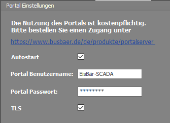 ServerConsolePortalEinstellungen